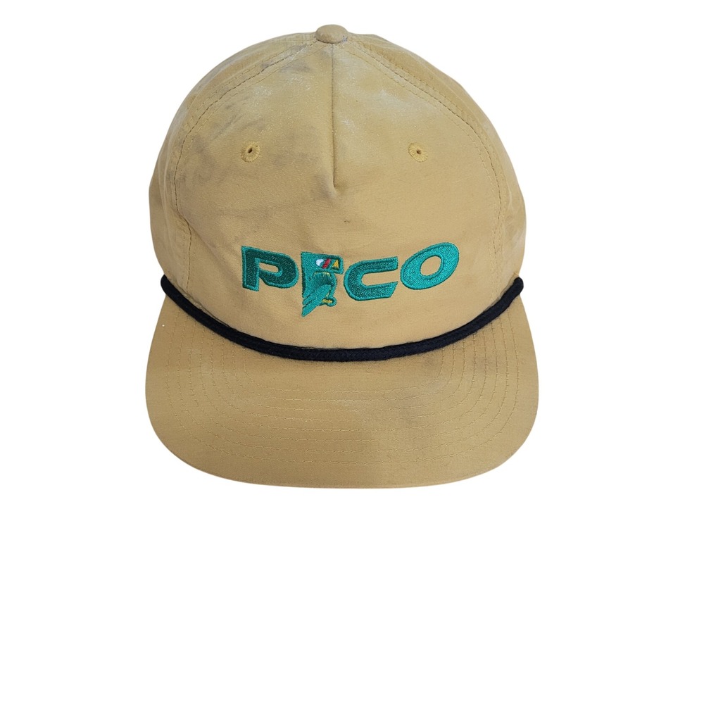 Richardson‎ Outdoor Style 256 PECO Snapback Rope Hat Tan Teal Embroidery Cap